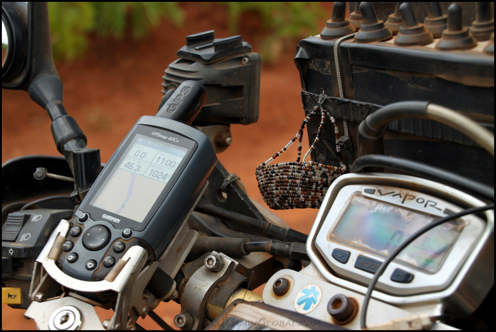 Trusty Garmin GPS 60Cx in Mozambique