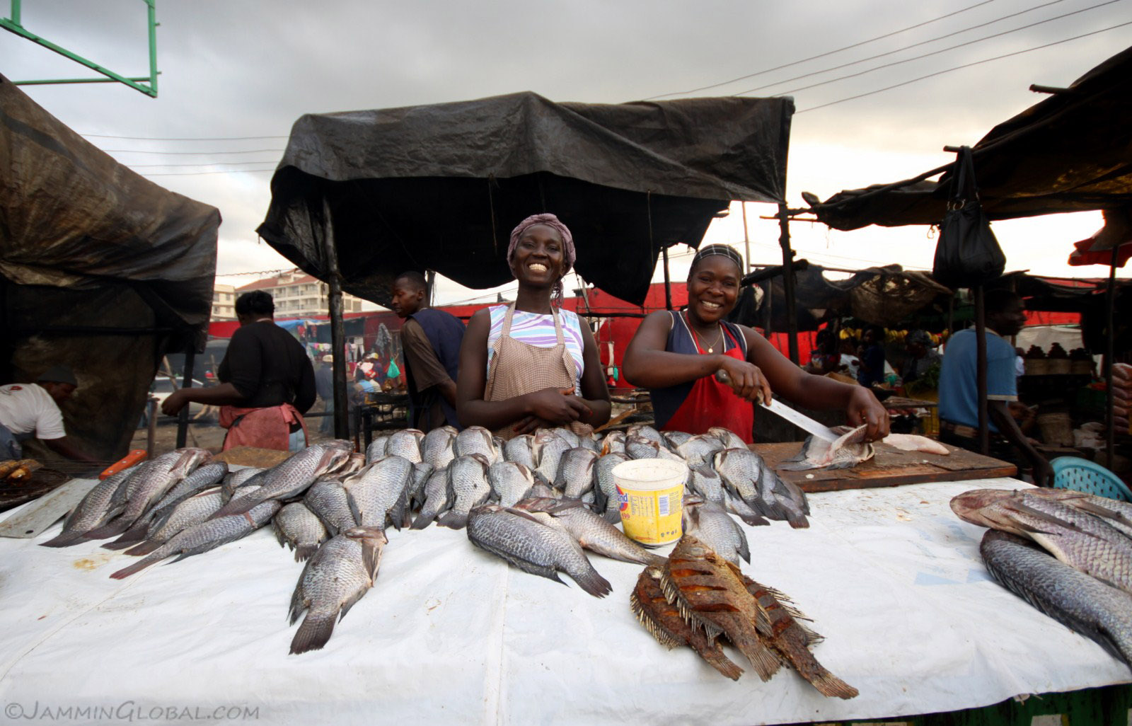 Fish market in Nairobi, Kenya